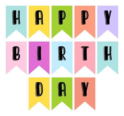 birthday image banner|free printable birthday banner templates.